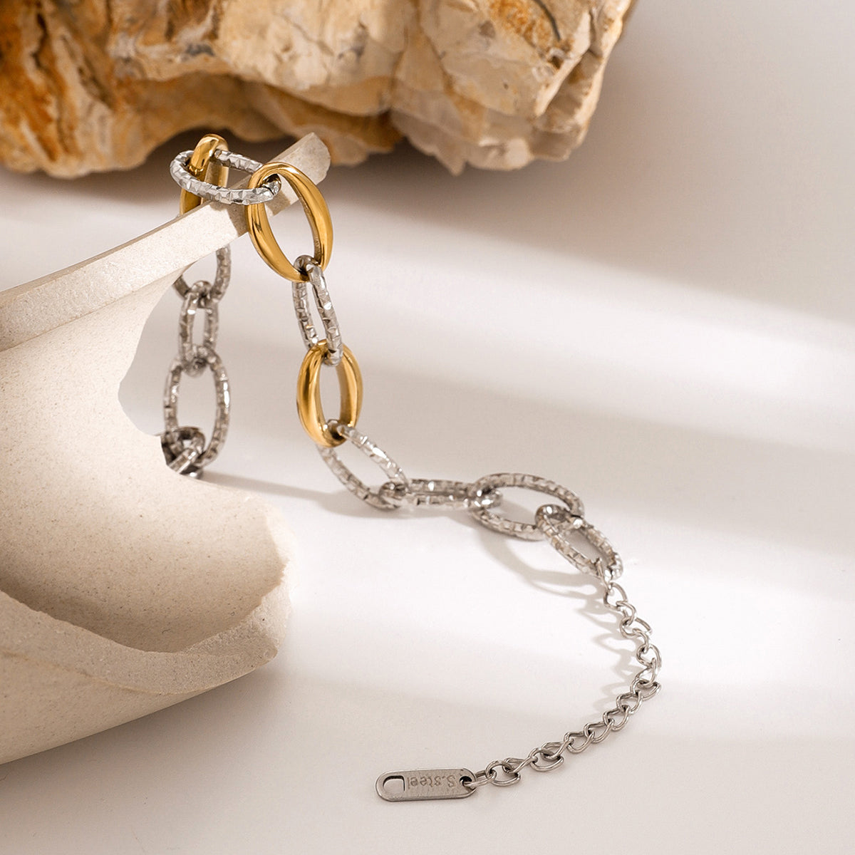 18K Gold-Plated Stainless Steel Bracelet - Charming Charlie
