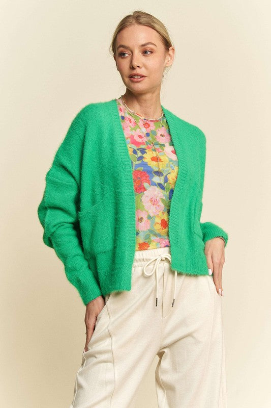 Davi & Dani Open Front Drop Shoulder Cardigan - Charming Charlie
