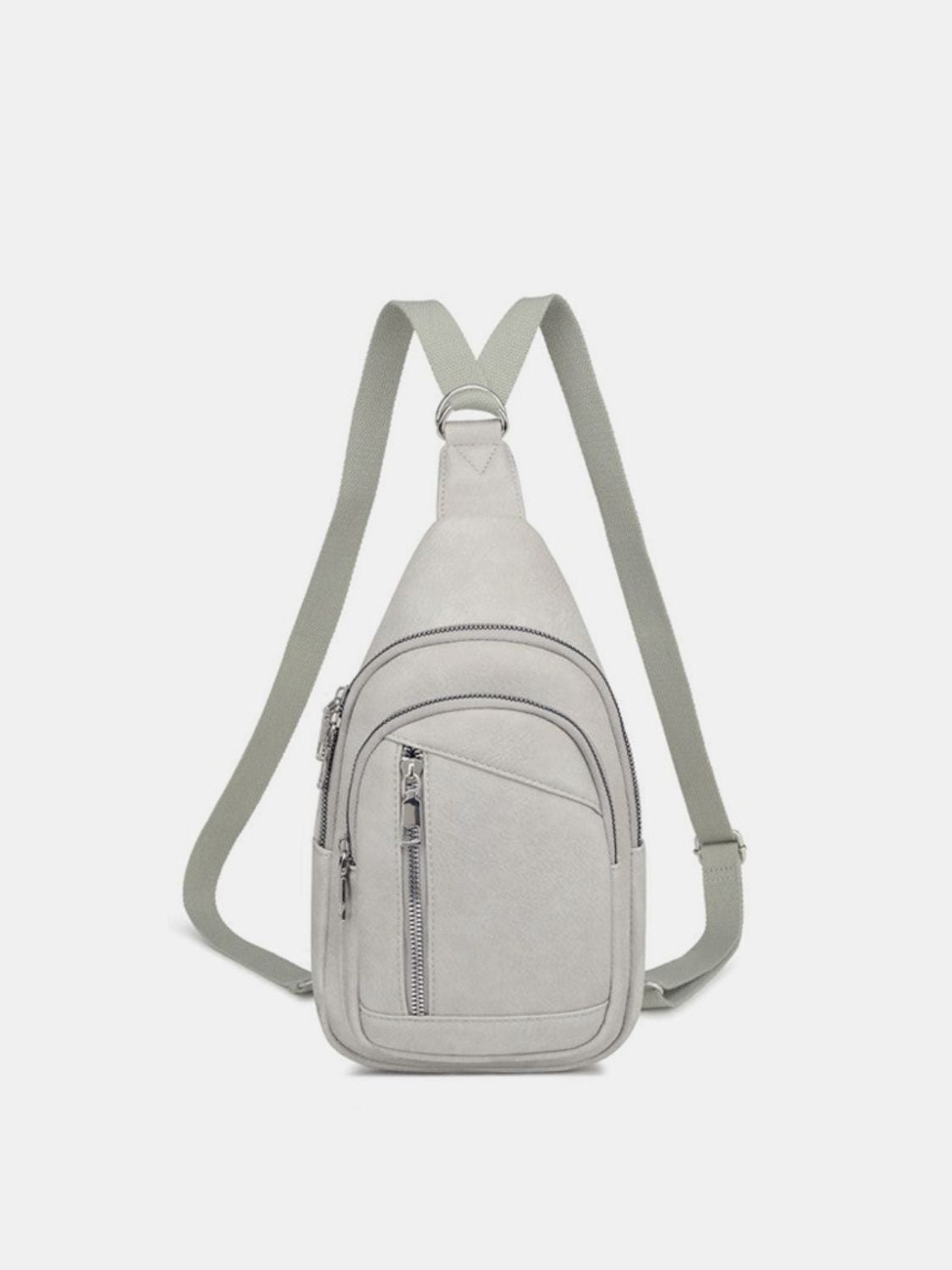 PU Leather Crossbody Bag with Two Detachable Strap - Charming Charlie