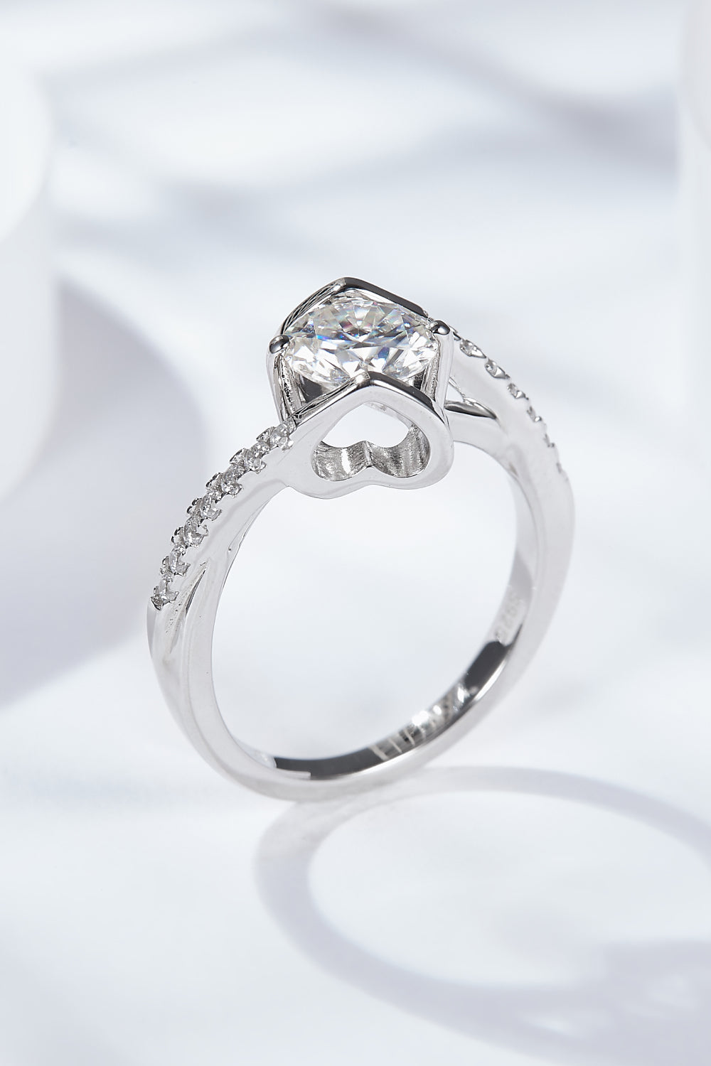 Limitless Love Platinum-Plated Moissanite Ring - Charming Charlie