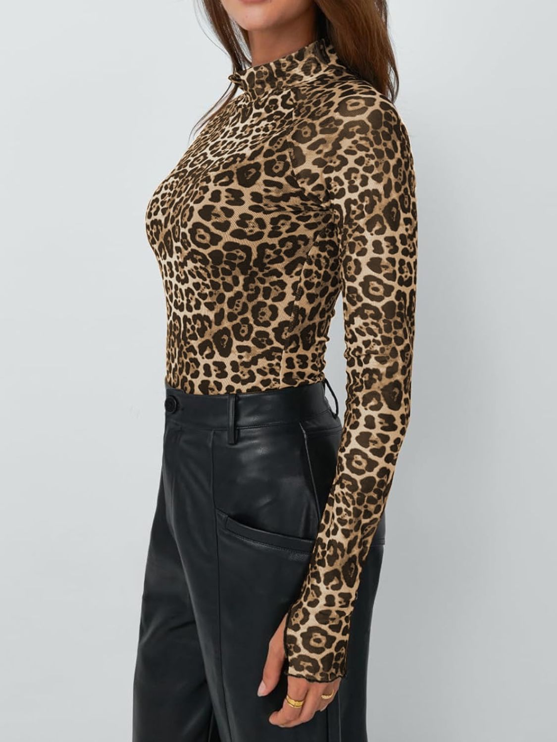 Lovelet Mock Neck Long Sleeve Top - Charming Charlie