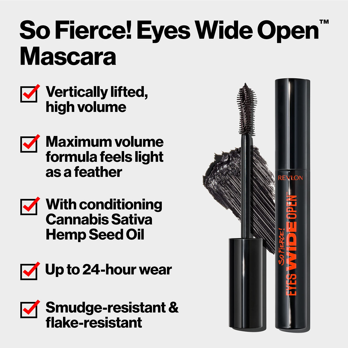 Revlon So Fierce! Eyes Wide Open Mascara with Push-up Brush - Charming Charlie