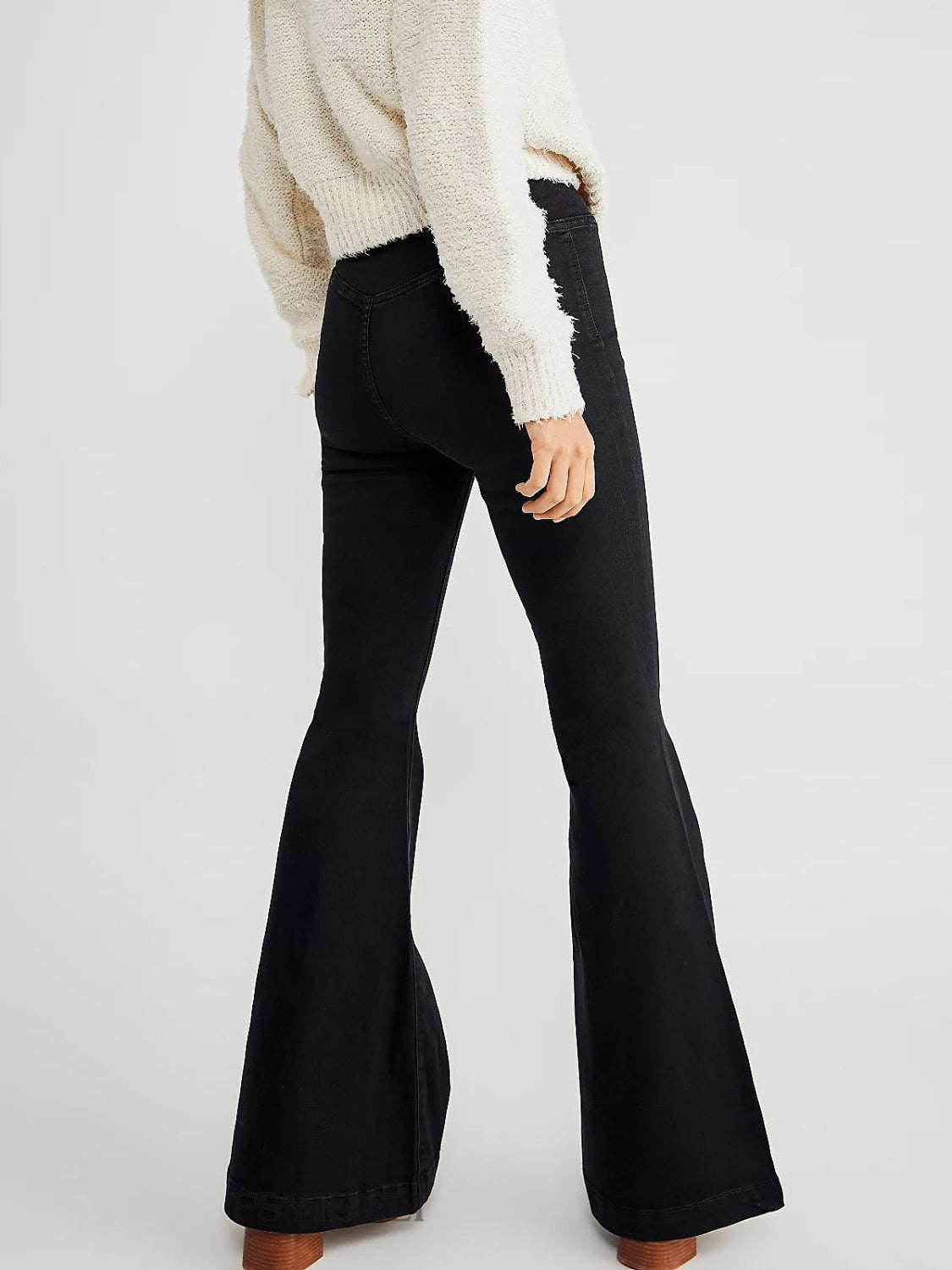 Asymmetric Waist Flare Jeans - Charming Charlie