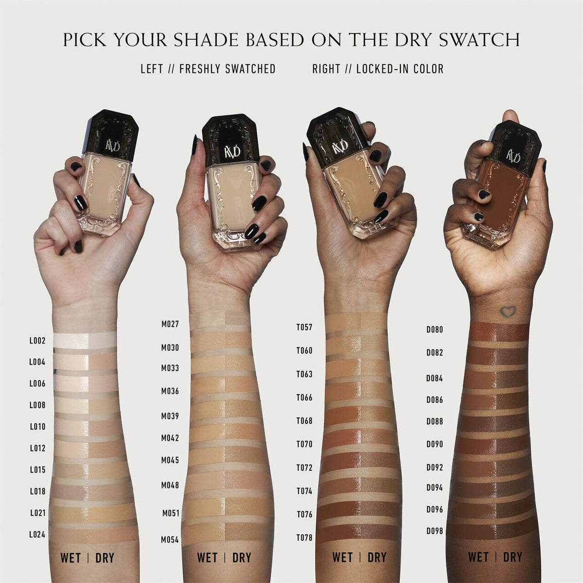 KVD Beauty Good Apple Non-Comedogenic Full-Coverage Serum Foundation Tan 078 - Charming Charlie
