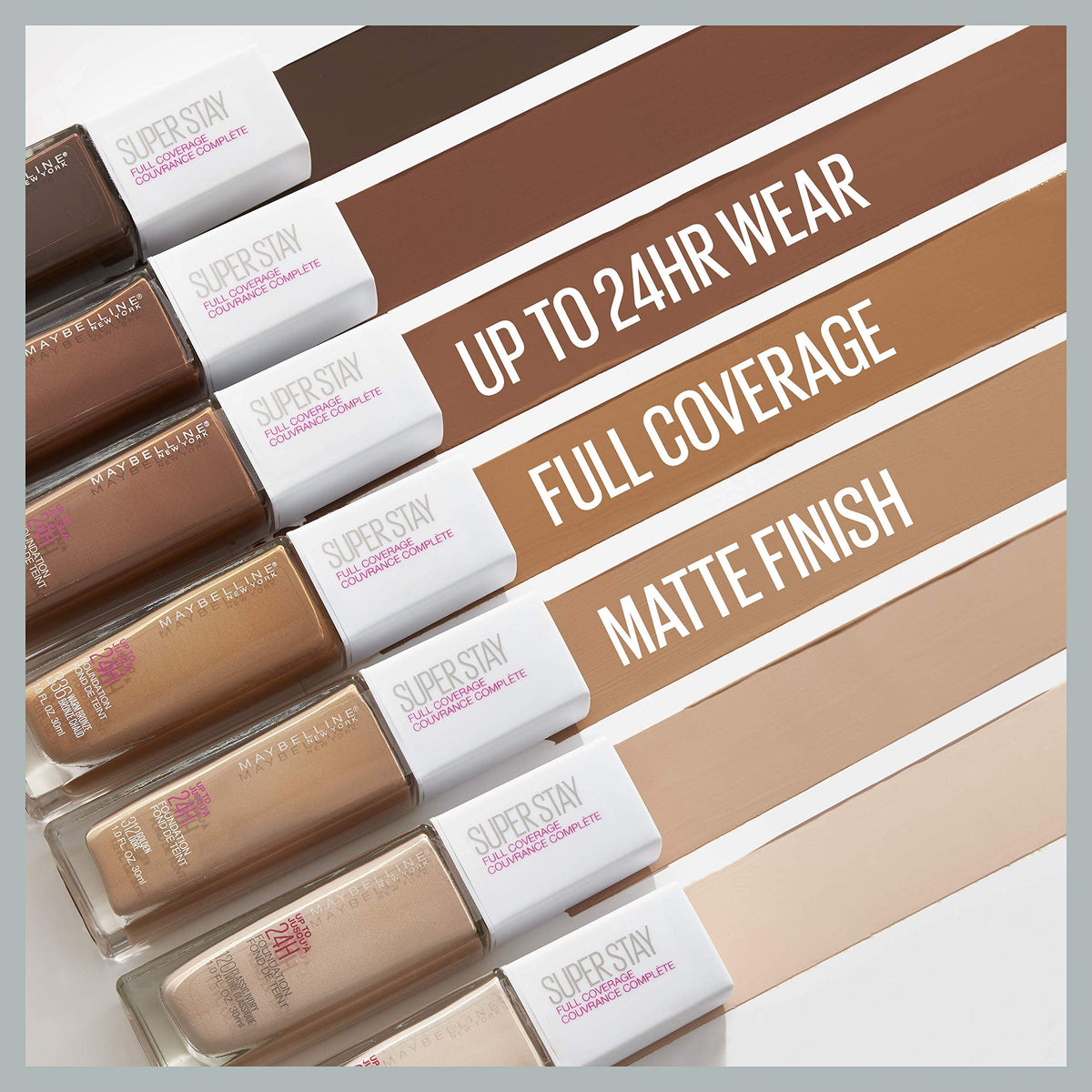 Maybelline New York Super Stay Full Coverage Liquid Foundation Makeup, Espresso, 1 Fl Oz - Charming Charlie