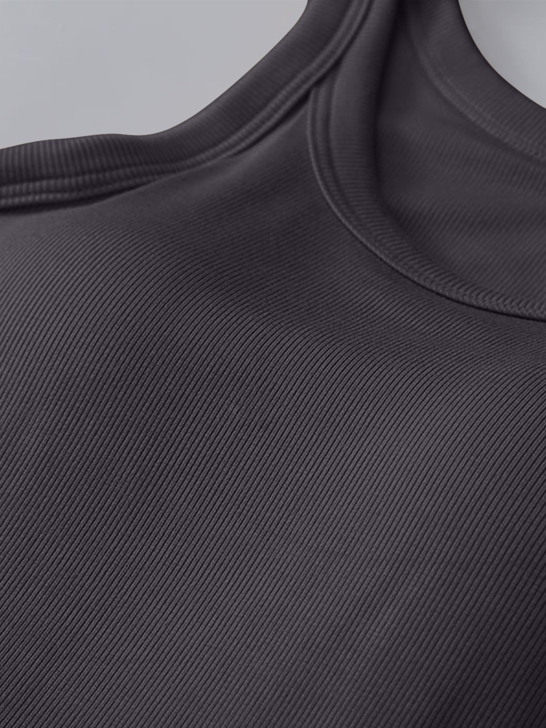 Round Neck Tank with Bra - Charming Charlie