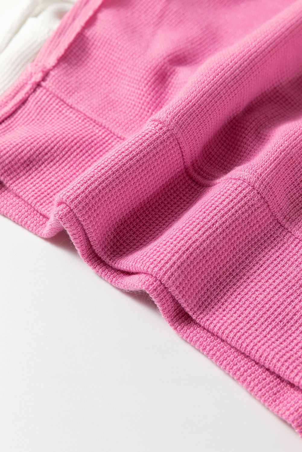 Exposed Seam Contrast Long Sleeve Sweatshirt - Charming Charlie