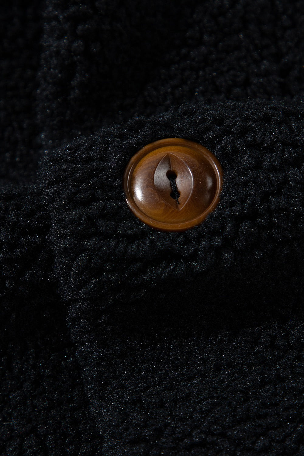 Fuzzy Mock Neck Button Up Vest Coat - Charming Charlie