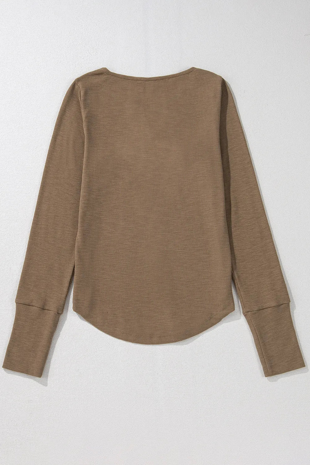 Eyelet V-Neck Long Sleeve Top - Charming Charlie