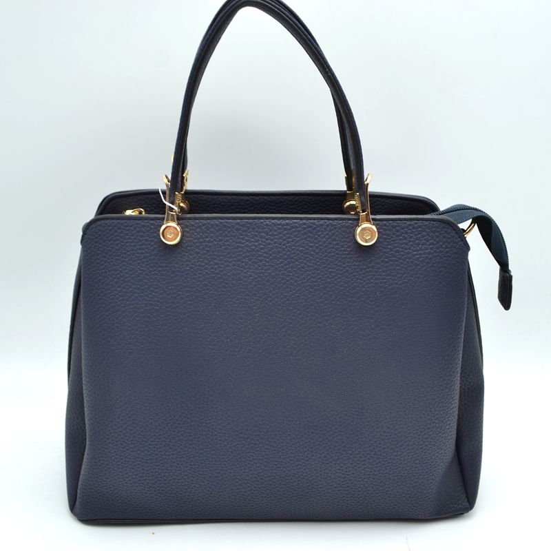 Women’s Textured Faux Leather Top Handle Tote Bag - Tote Bag