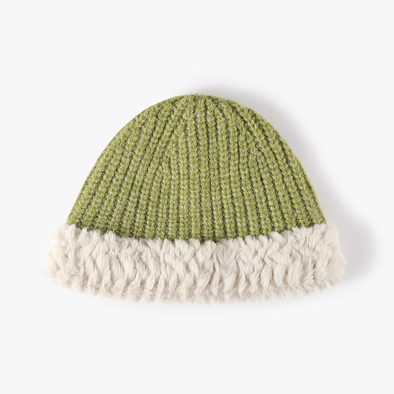 Fuzzy Hem Knit Hat - Charming Charlie