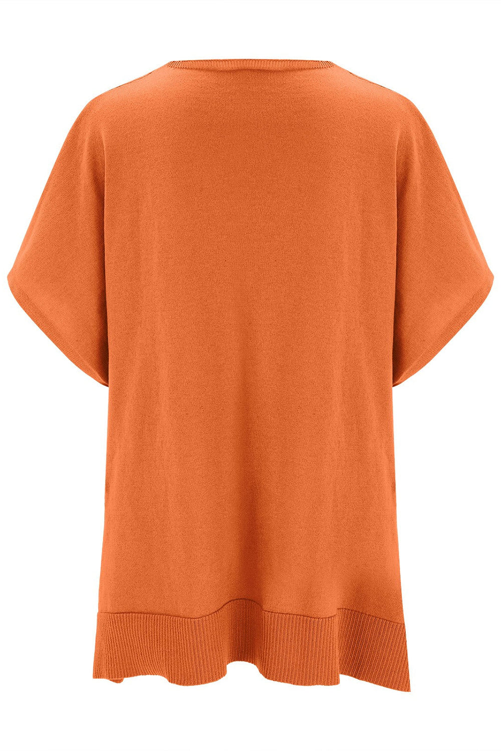 Slit V-Neck Half Sleeve Knit Top - Charming Charlie