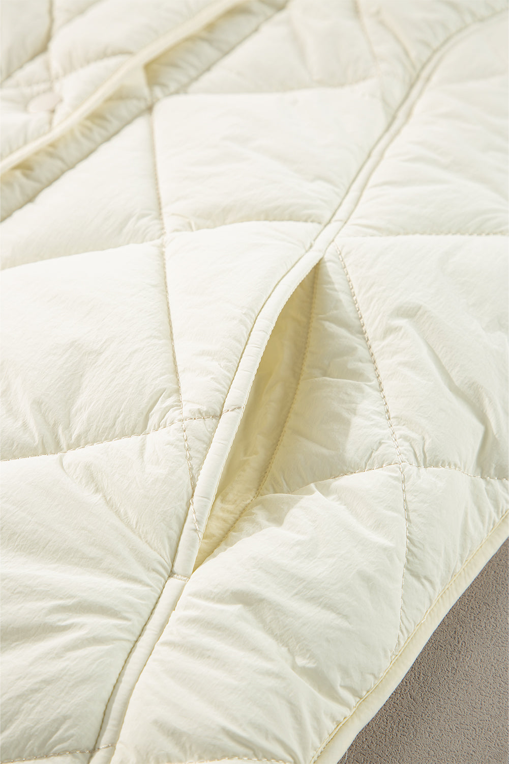 Snap Down Texture Vest Coat with Pockets - Charming Charlie