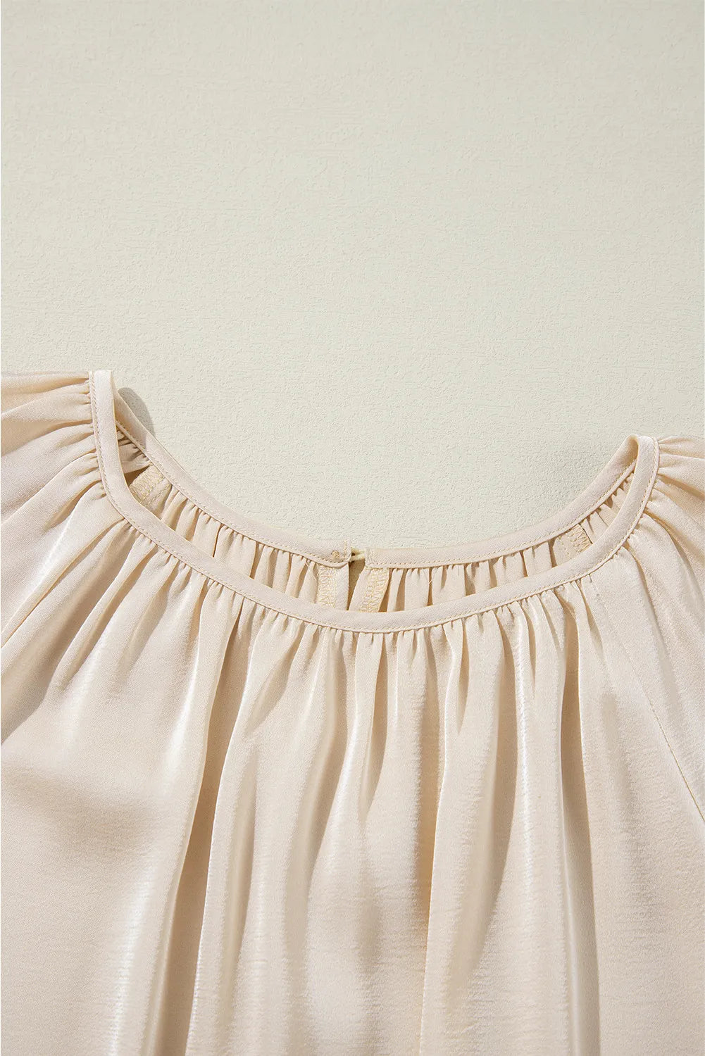 Sequin Round Neck Long Sleeve Blouse - Charming Charlie