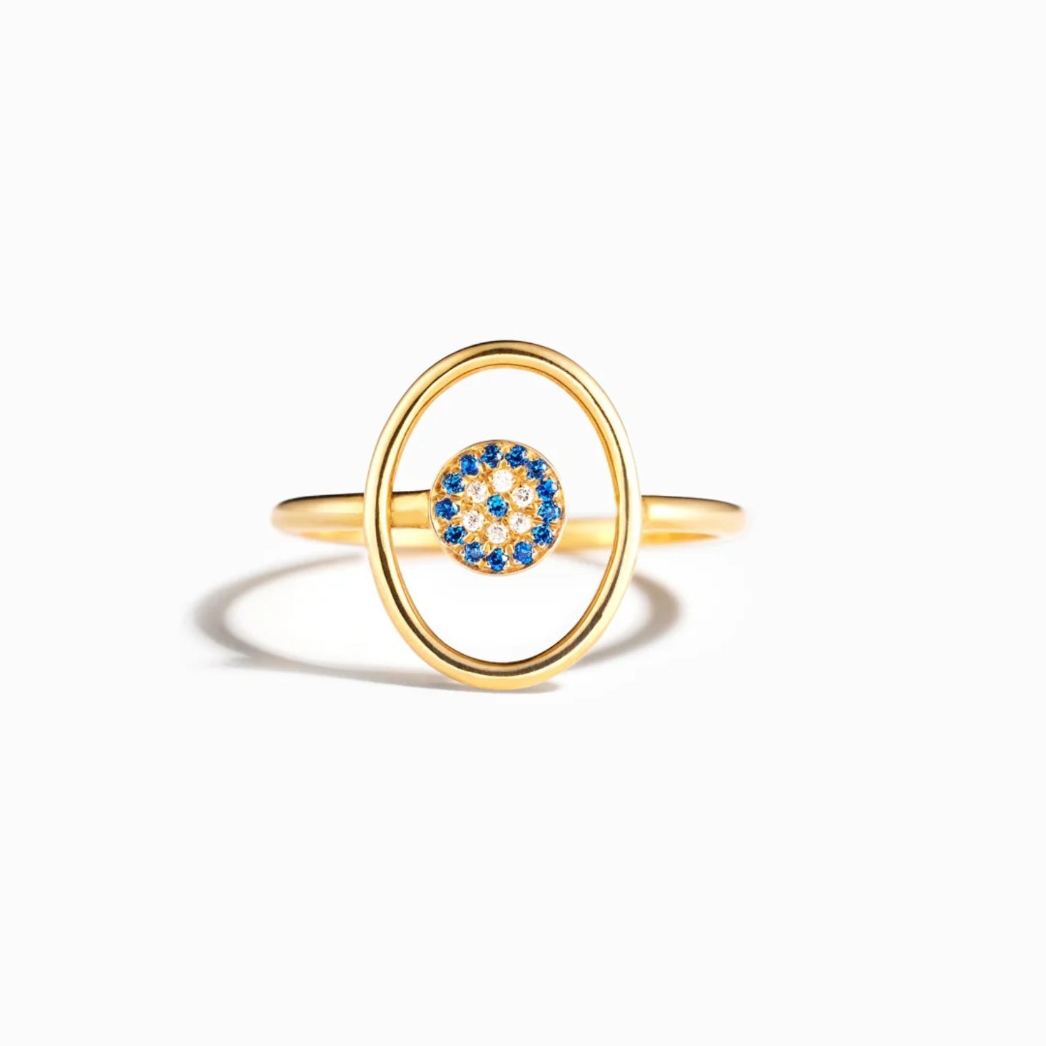925 Sterling Silver Evil Eye Ring - Charming Charlie