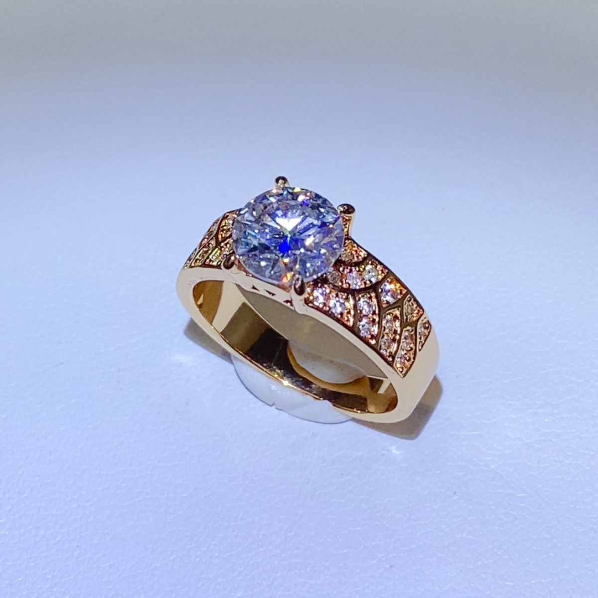 1.5 Carat 925 Sterling Silver Moissanite Ring - Charming Charlie