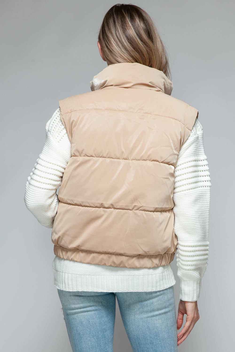Snobbish Fine Fur Lining Quilted Vest - Charming Charlie
