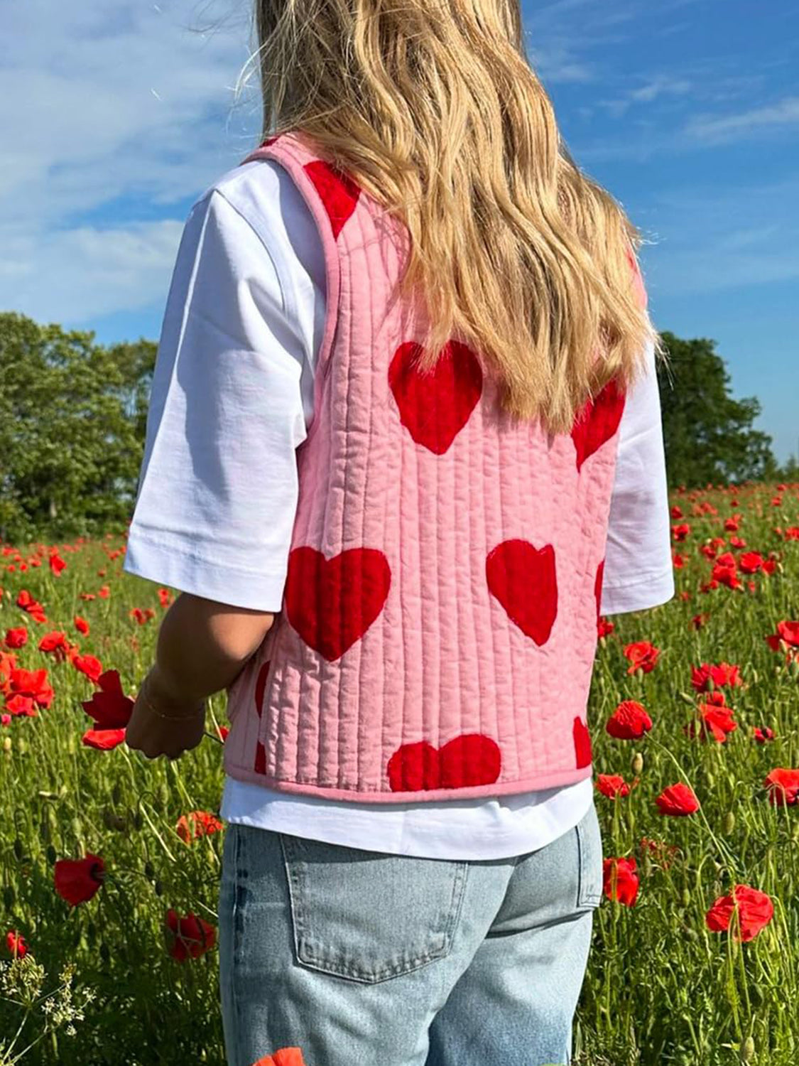 Tied Heart Vest with Pockets - Charming Charlie