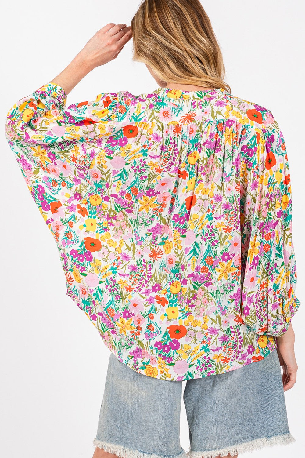 SAGE + FIG Button Down Floral Shirt - Charming Charlie
