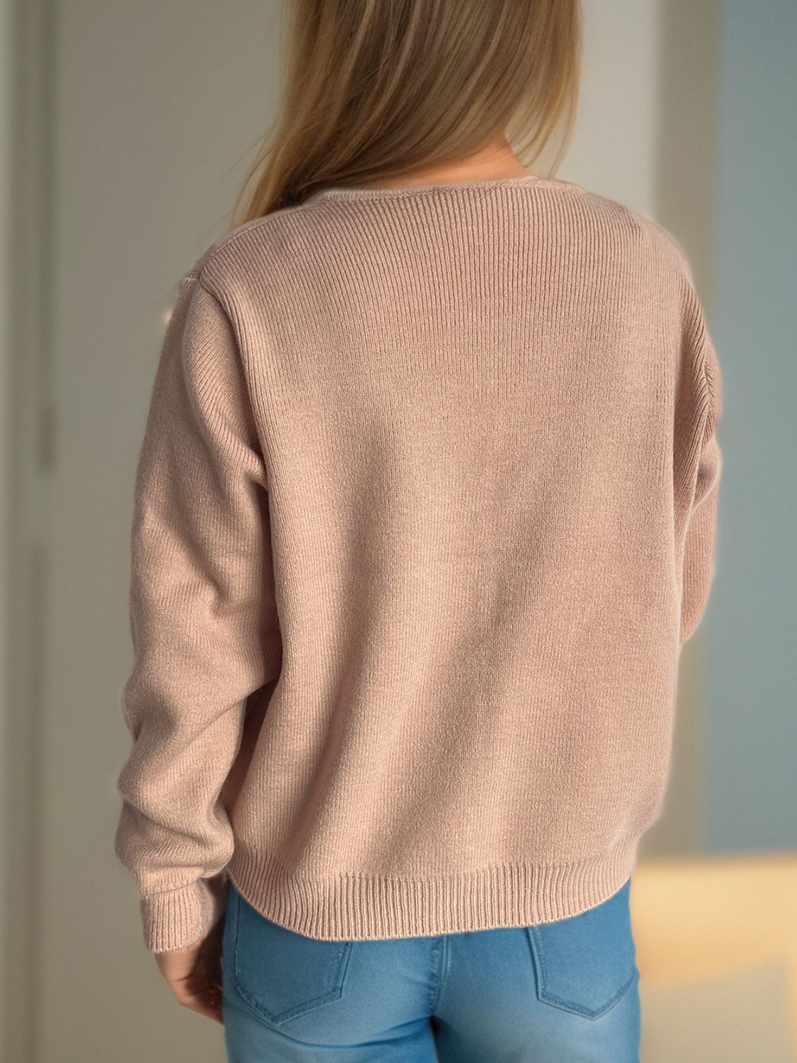 Button Down Long Sleeve Cardigan with Pockets - Charming Charlie