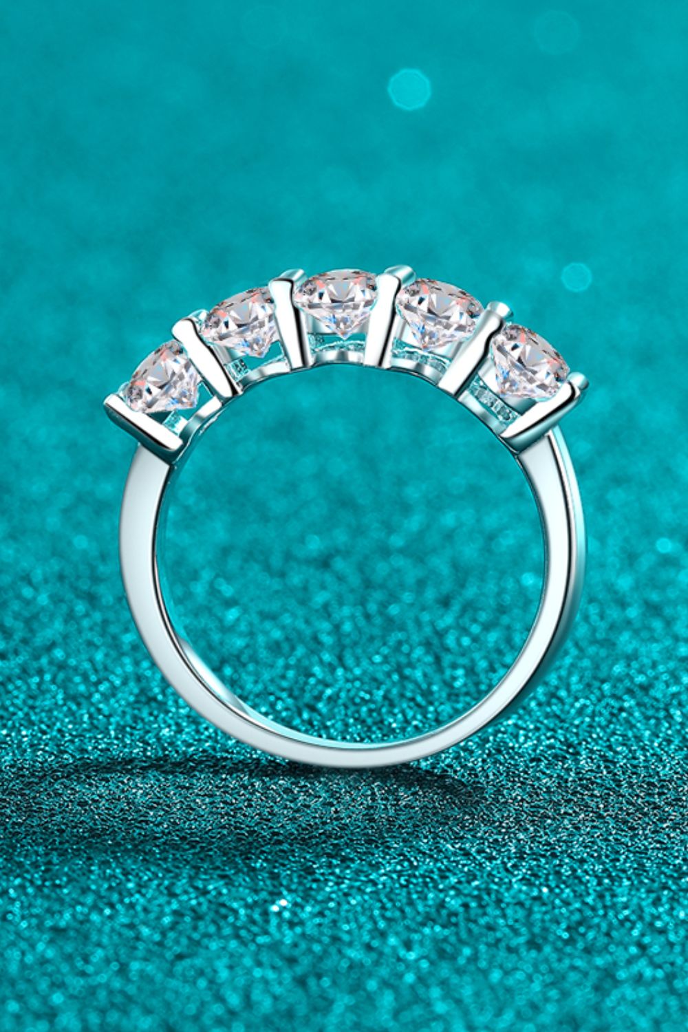 2.5 Carat Moissanite 925 Sterling Silver Ring - Charming Charlie