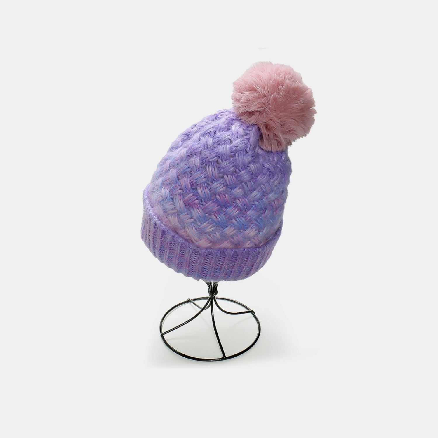 Gradient Knit Hat with Pompom - Charming Charlie