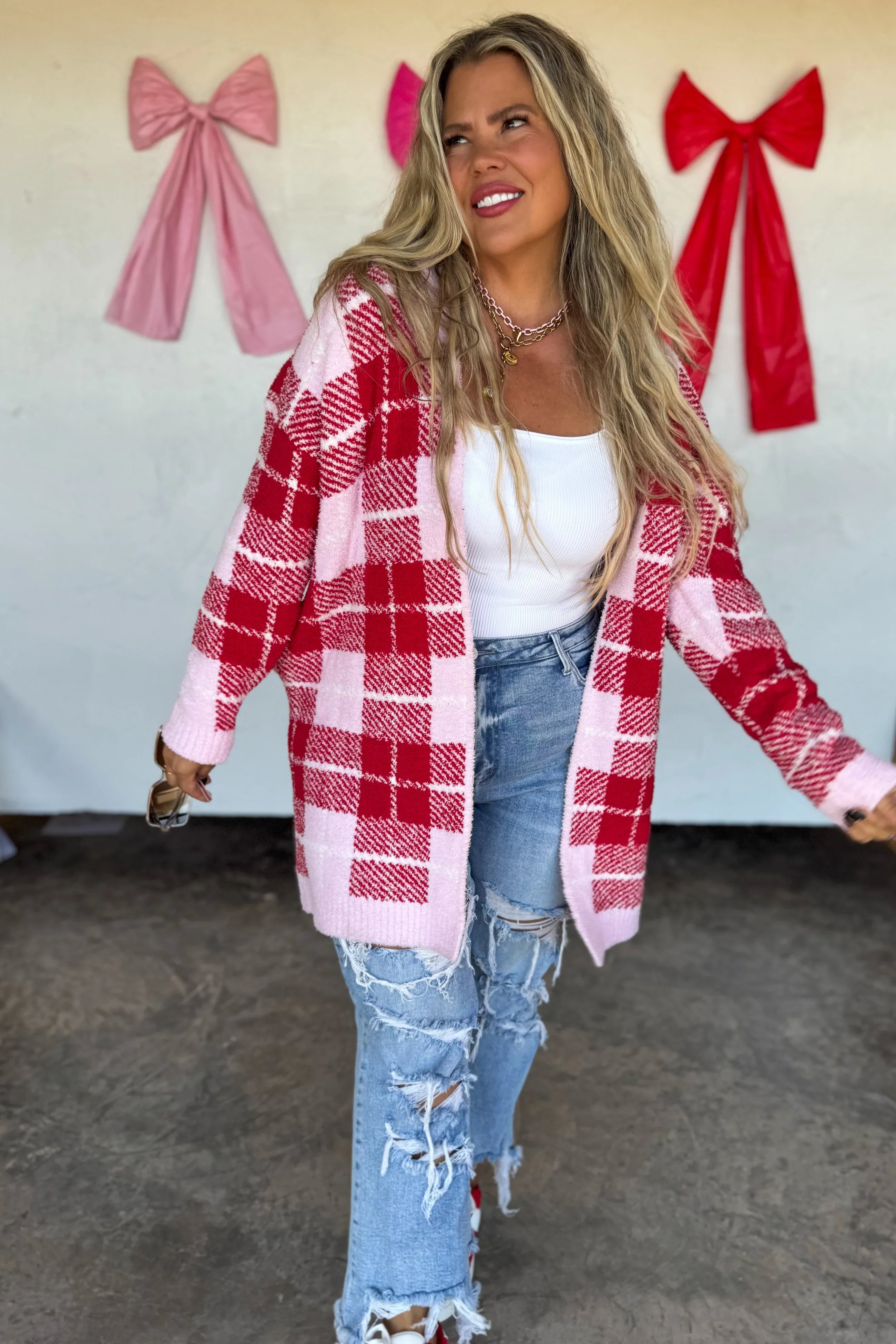 PREORDER: Valentines Cloud Cardigan - Charming Charlie