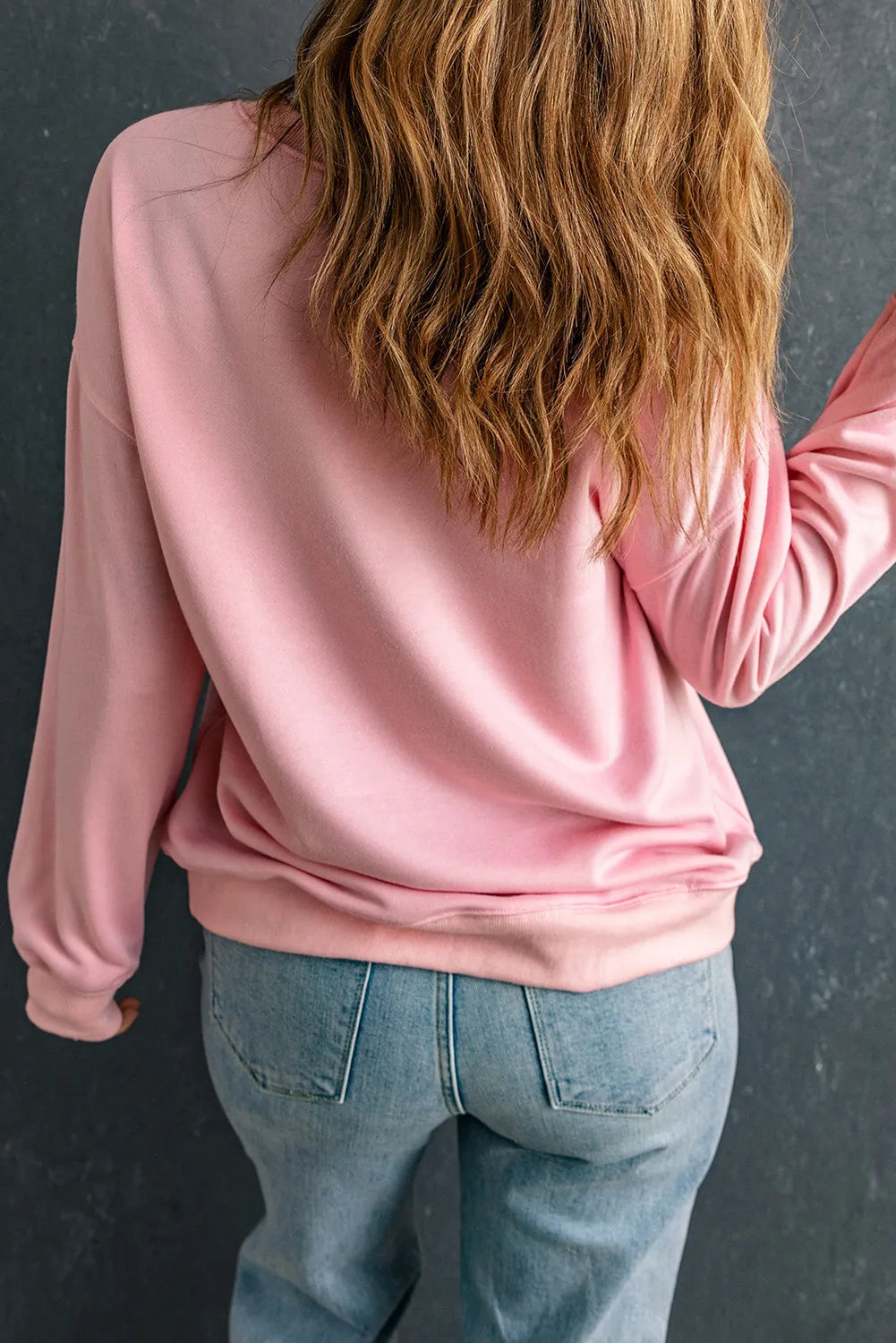 GAME DAY Round Neck Long Sleeve Sweatshirt - Charming Charlie