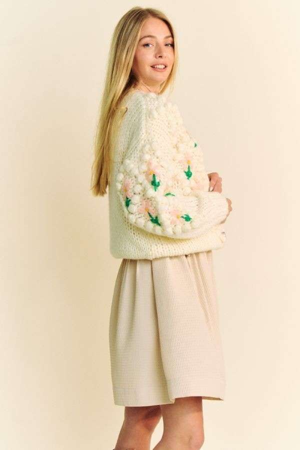 Davi & Dani Floral Pattern Button Down Cardigan - Charming Charlie
