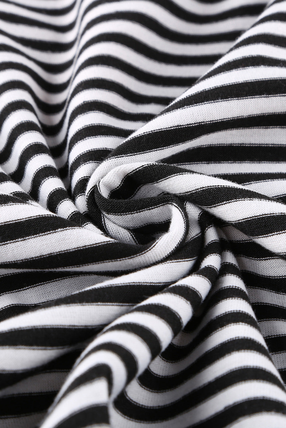 Striped Round Neck Long Sleeve T-Shirt - Charming Charlie