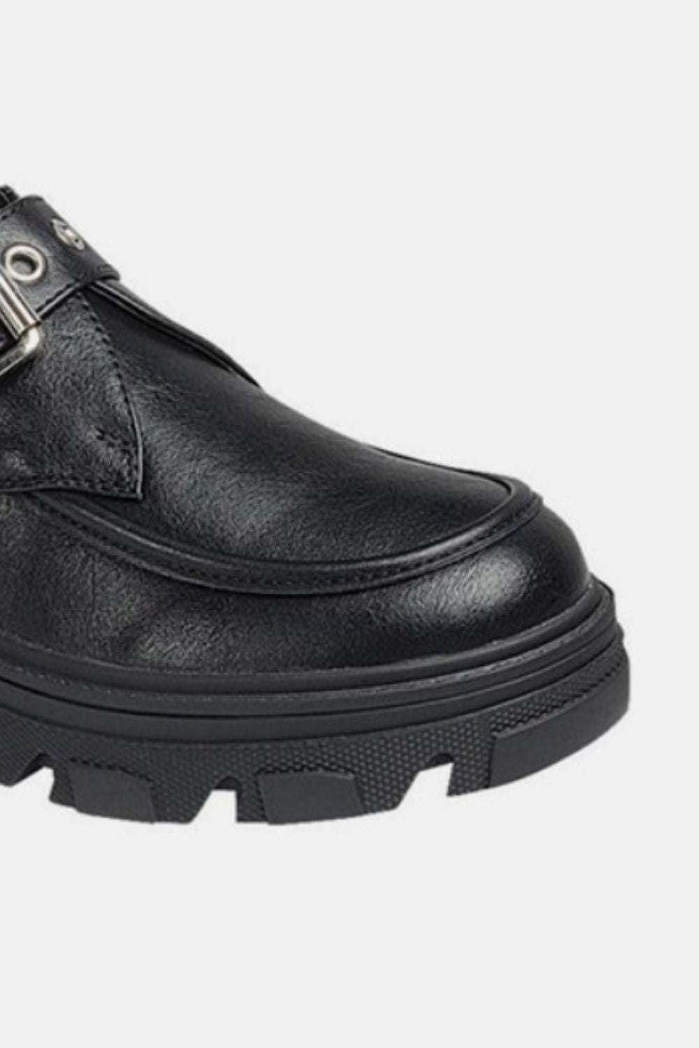 Forever Link Buckled Platform Lug Sole Loafers - Charming Charlie