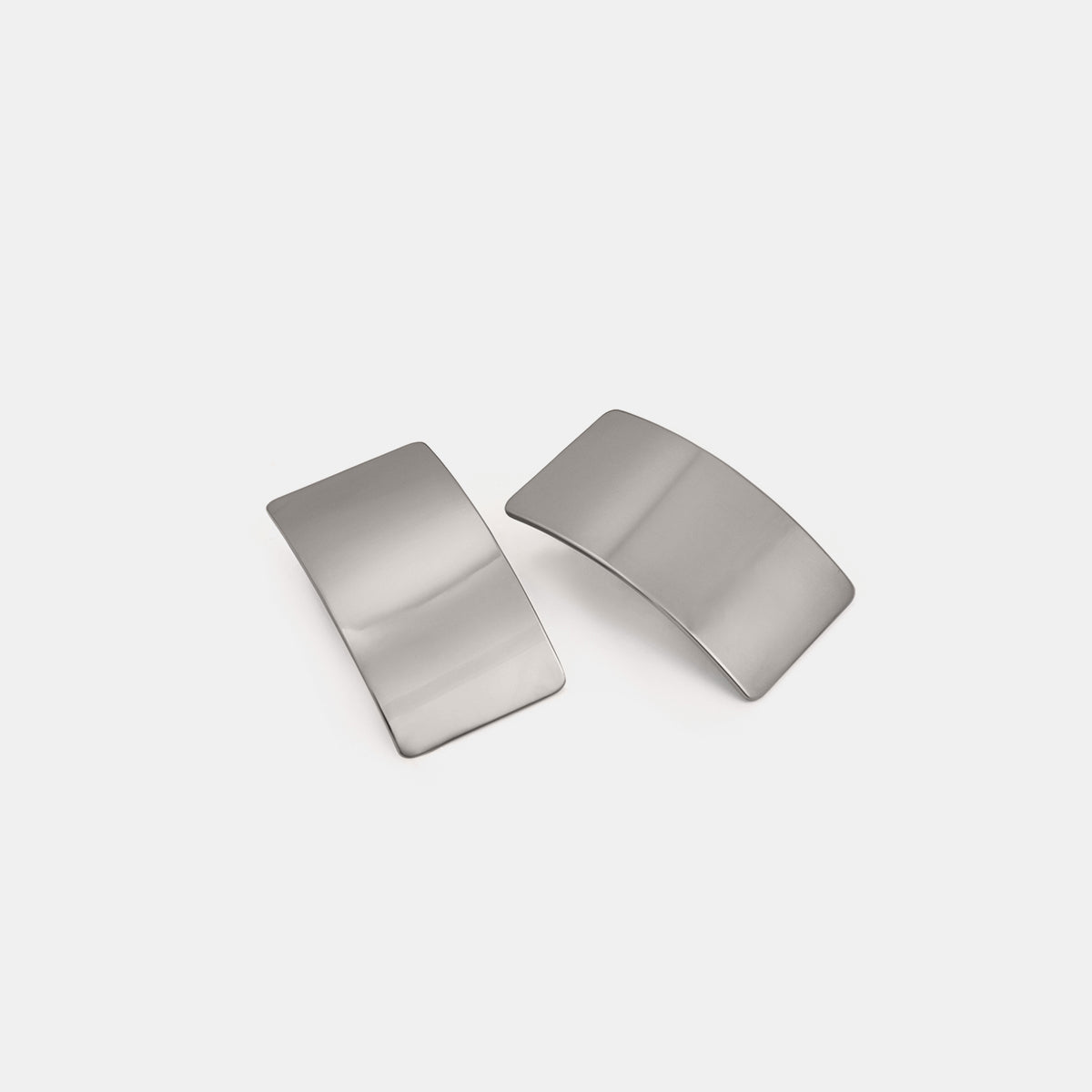 Stainless Steel Rectangle Earring - Charming Charlie