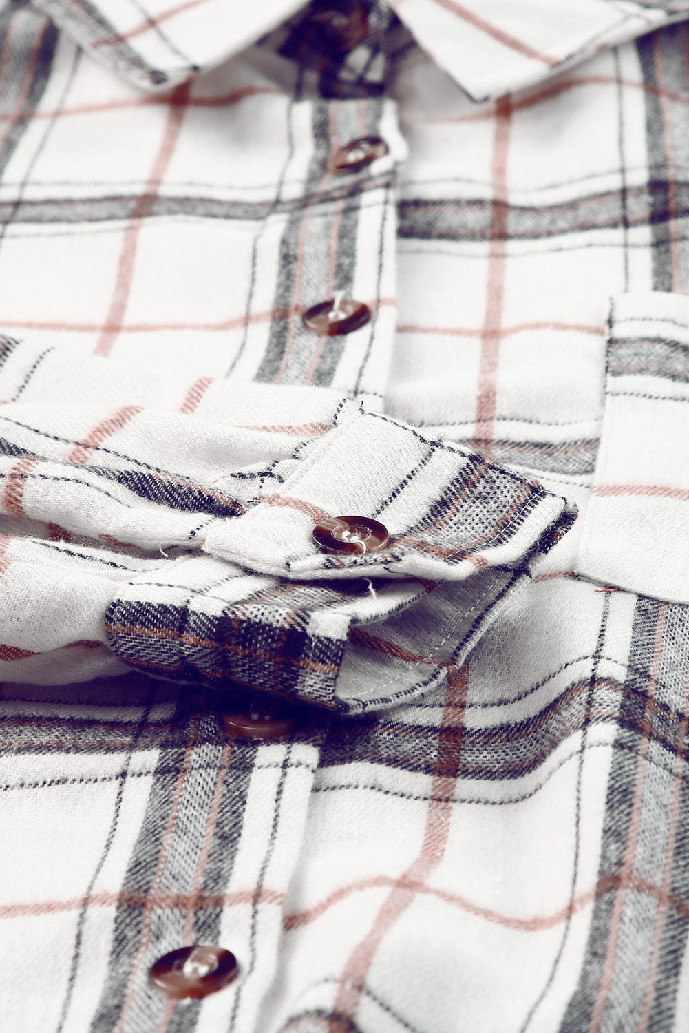 Plaid Button Up Long Sleeve Shacket - Charming Charlie