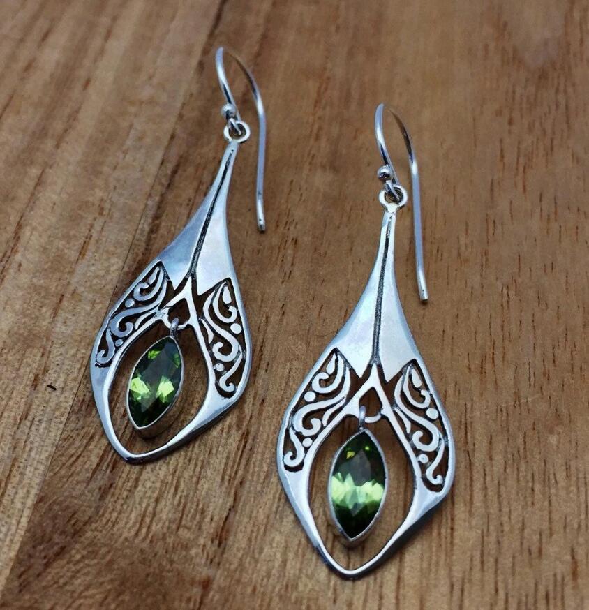 Alloy Rhinestone Cutout Earrings - Charming Charlie