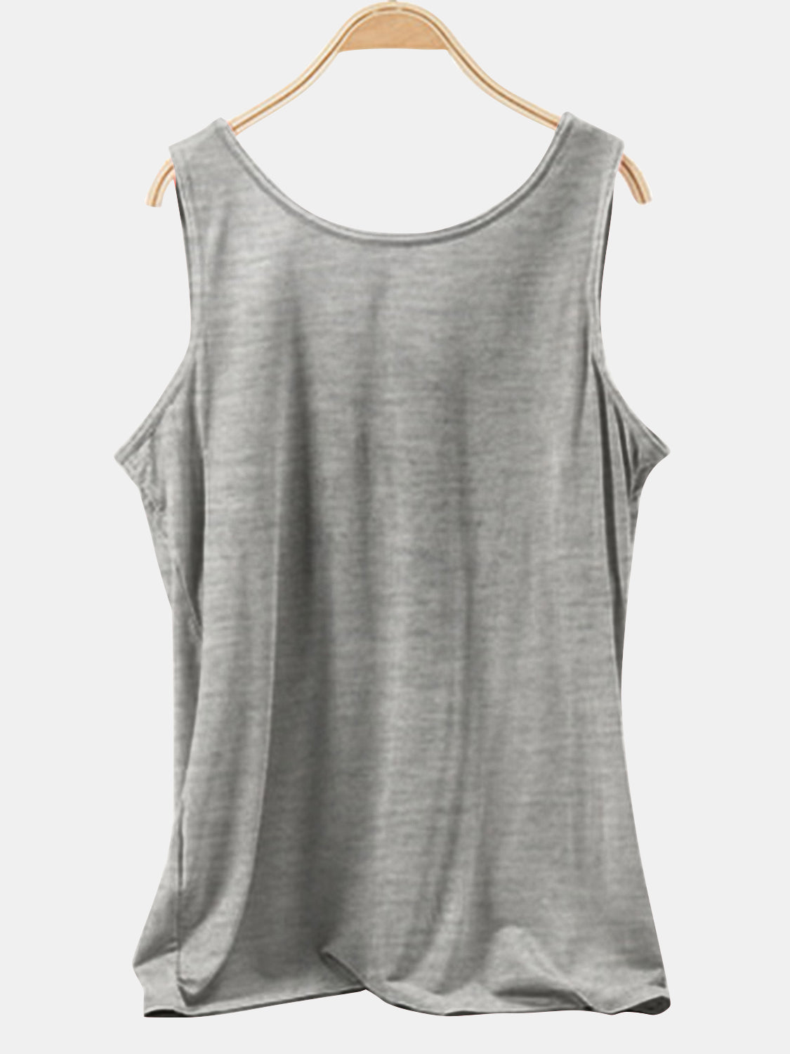 Scoop Neck Wide Strap Tank - Charming Charlie
