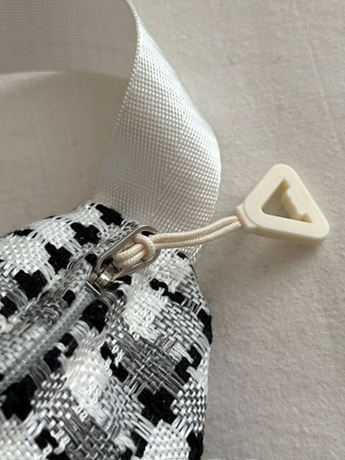 Plaid Wide Strap Crossbody Bag - Charming Charlie