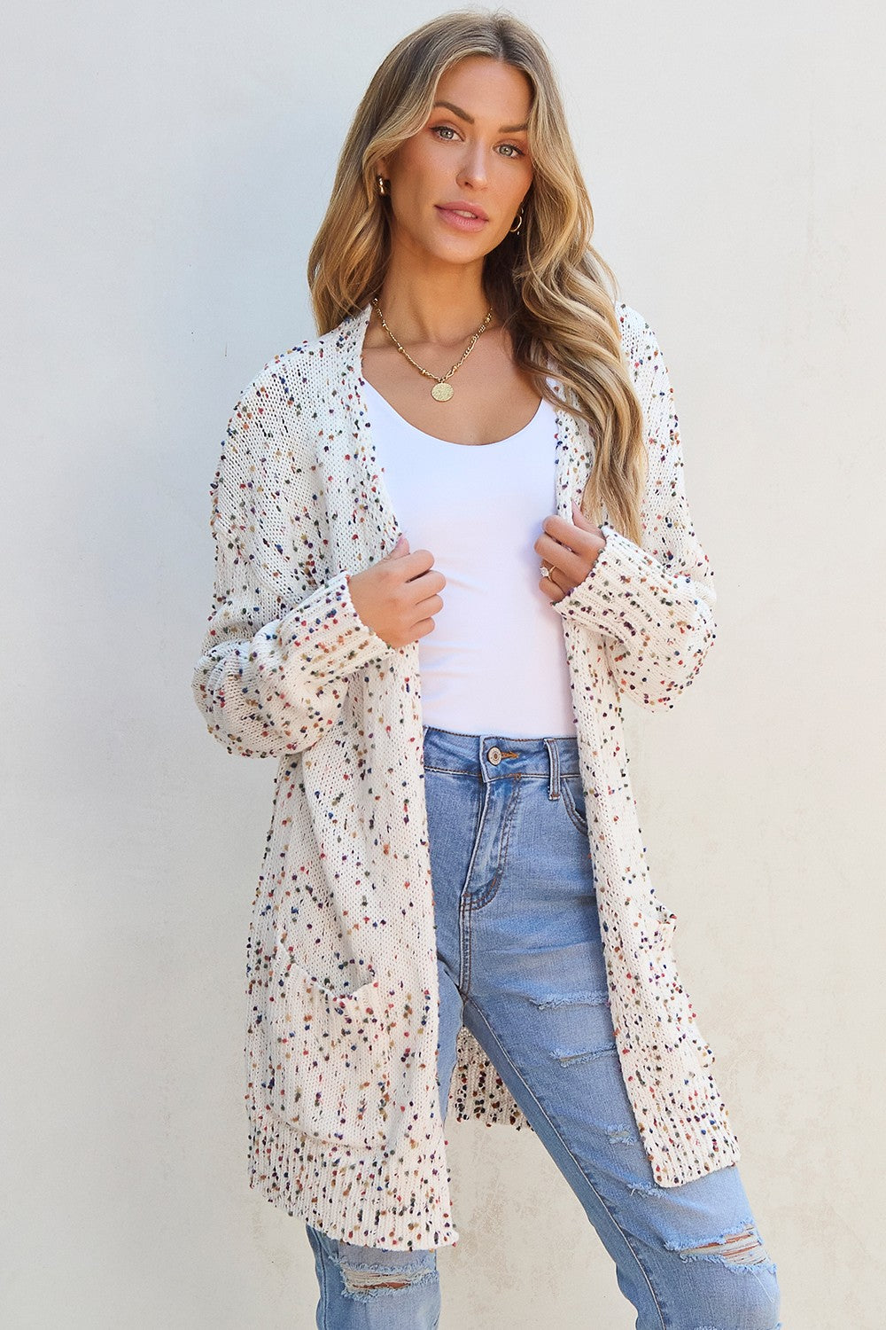 Open Front Long Sleeve Cardigan - Charming Charlie