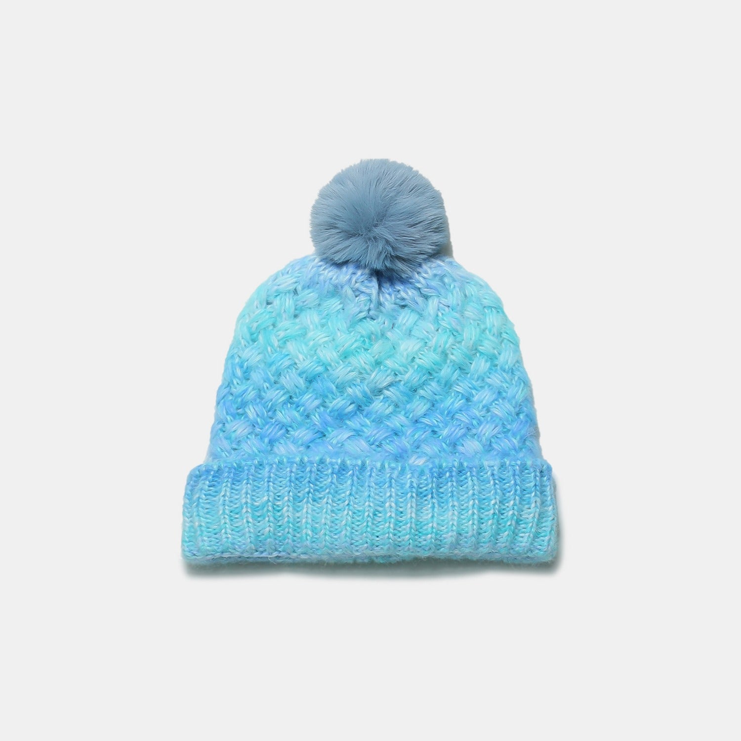 Gradient Knit Hat with Pompom - Charming Charlie