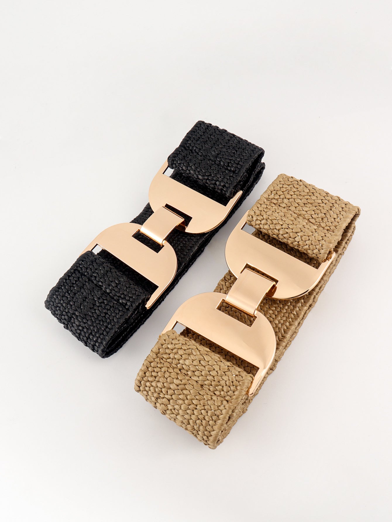 Alloy Buckle Elastic Belt - Charming Charlie