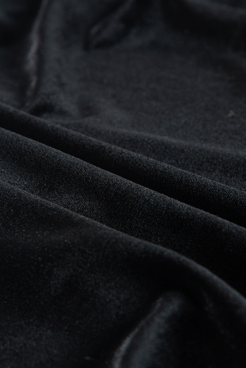Surplice Long Sleeve Velvet Dress - Charming Charlie
