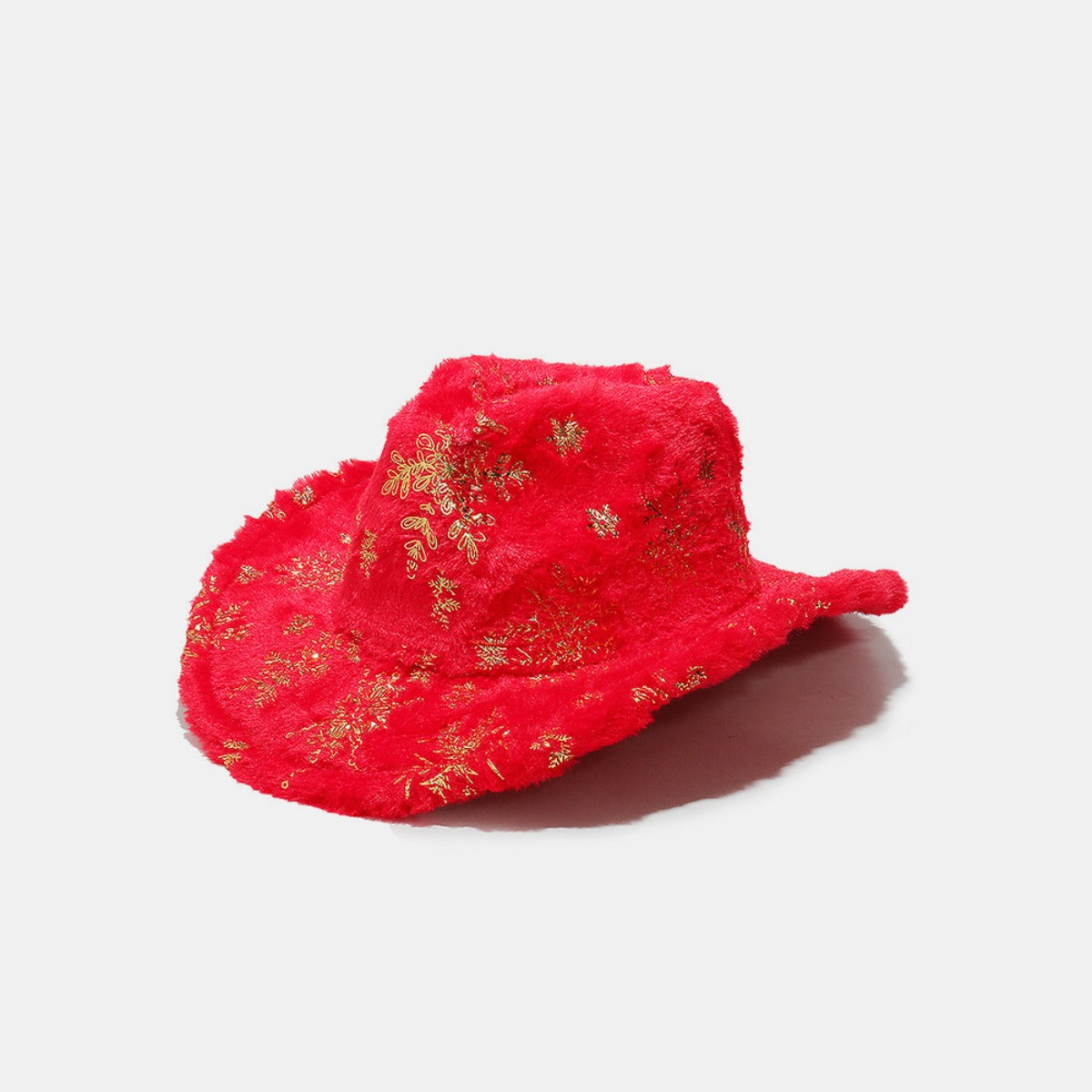 Fuzzy Snowflakes Polyester Hat - Charming Charlie
