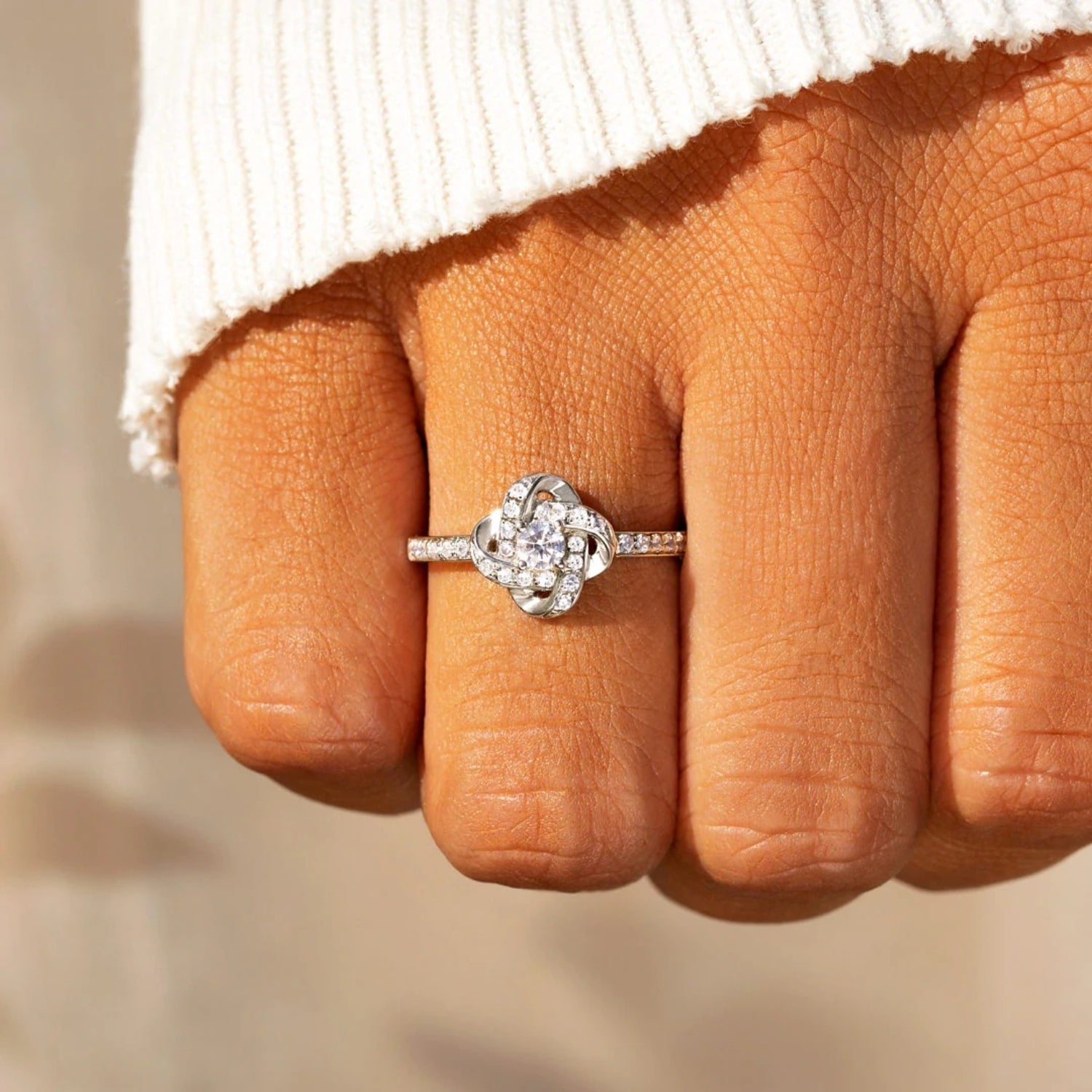 925 Sterling Silver Inlaid Zircon Ring - Charming Charlie