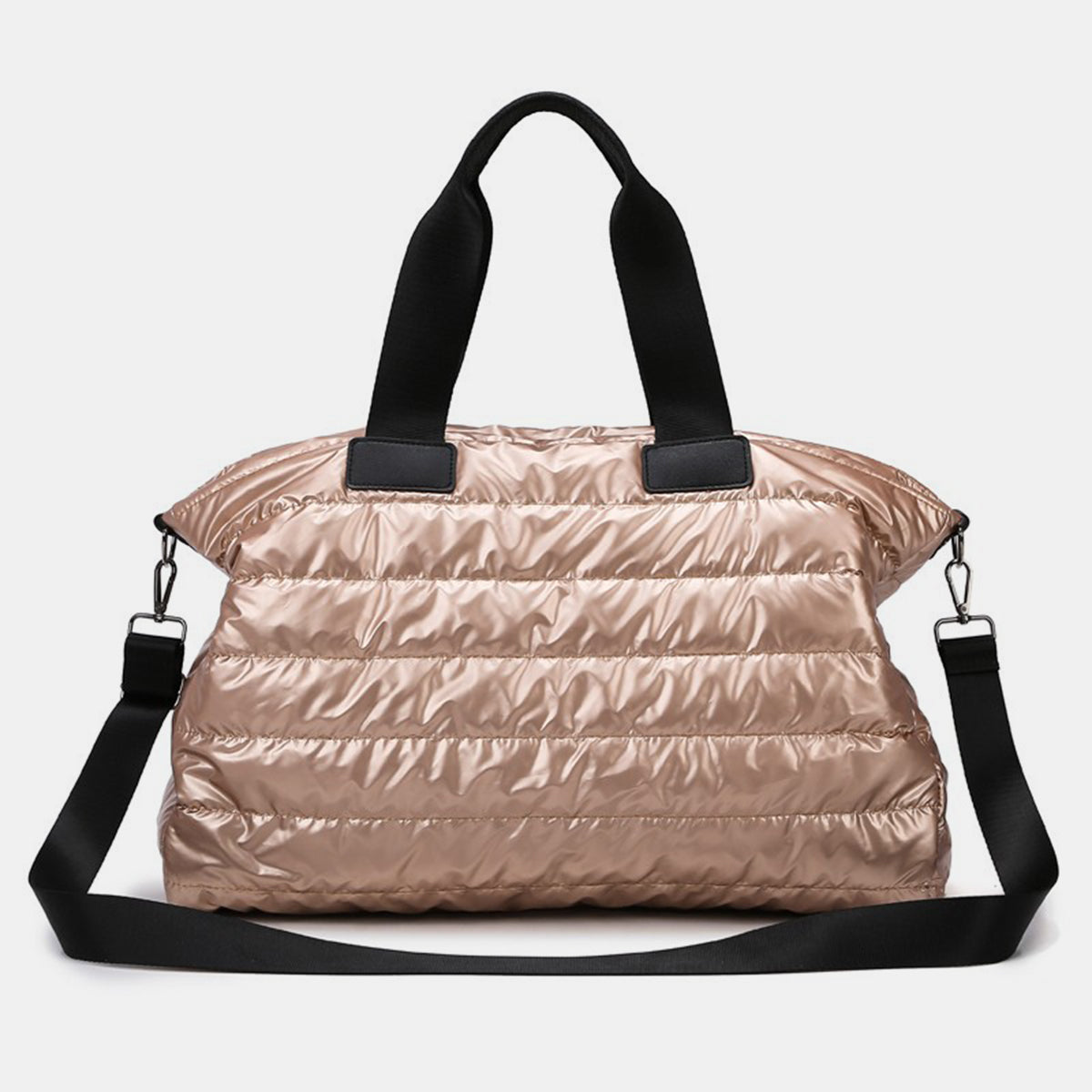 Quilted Nylon Oversize Travel Bag - Charming Charlie