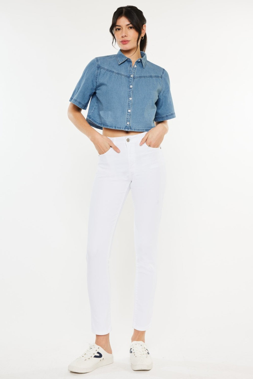 Kancan High Rise Ankle Skinny Jeans - Charming Charlie