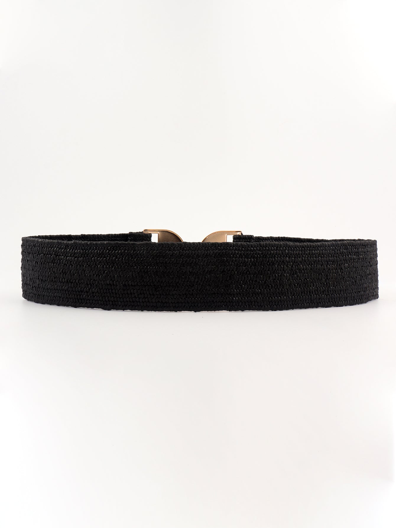 Alloy Buckle Elastic Belt - Charming Charlie
