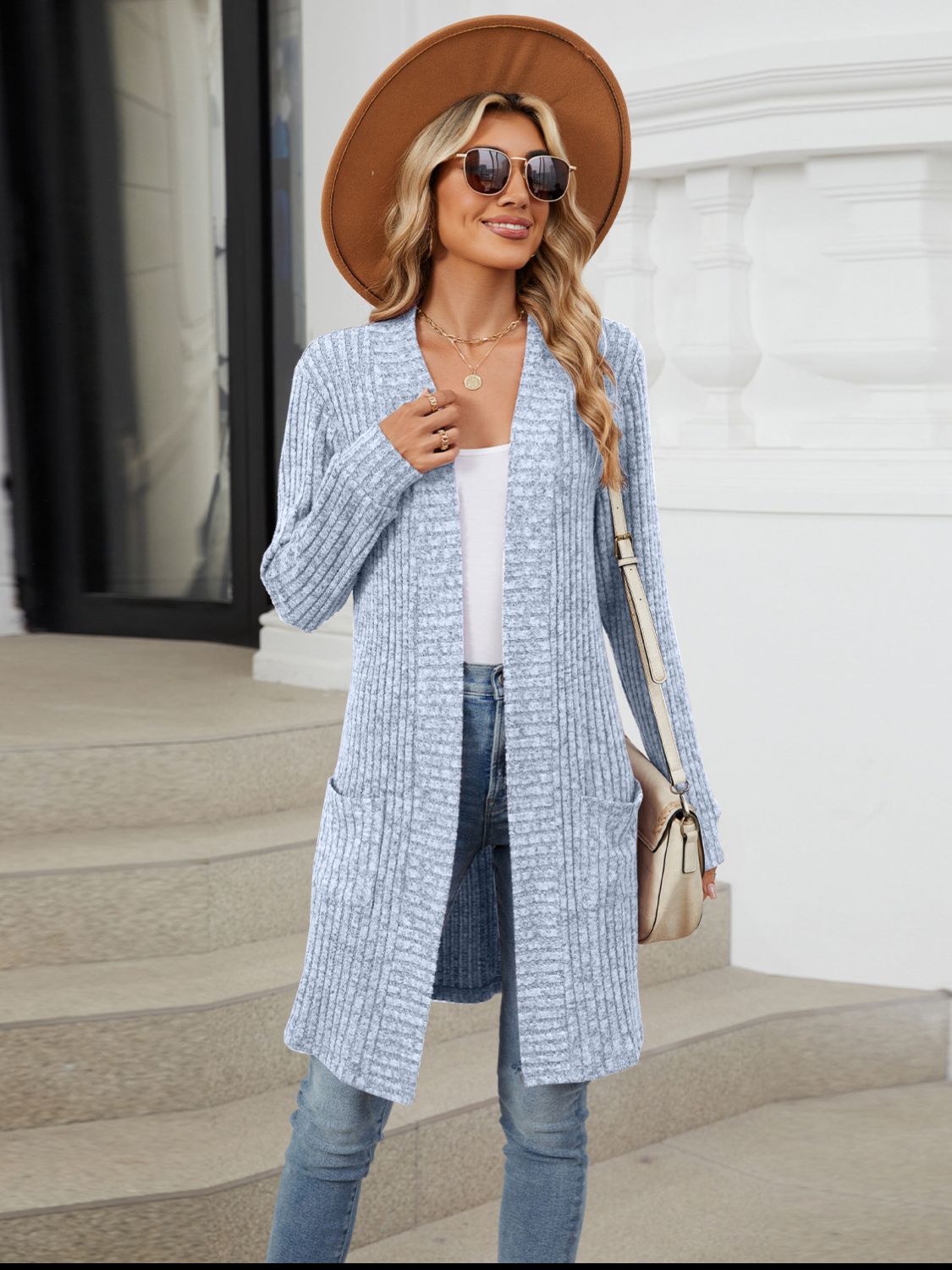 Open Front Long Sleeve Cardigan - Charming Charlie