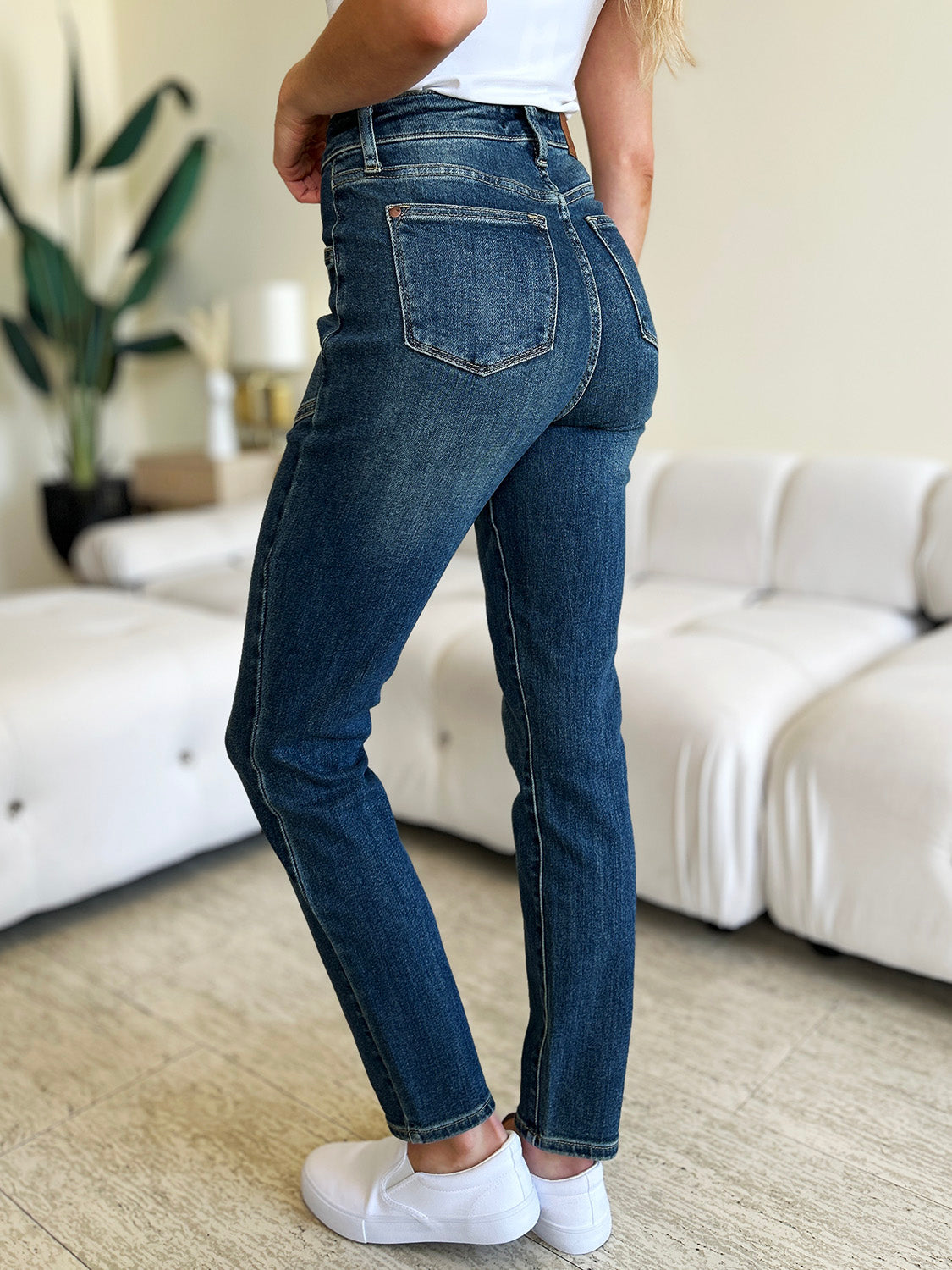 Judy Blue Full Size High Waist Skinny Jeans - Charming Charlie