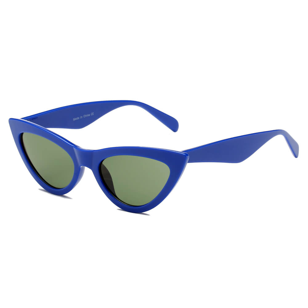 HUDSON | S108 - Women Retro Vintage Cat Eye Sunglasses - Cramilo Eyewear - Stylish Trendy Affordable Sunglasses Clear Glasses Eye Wear Fashion