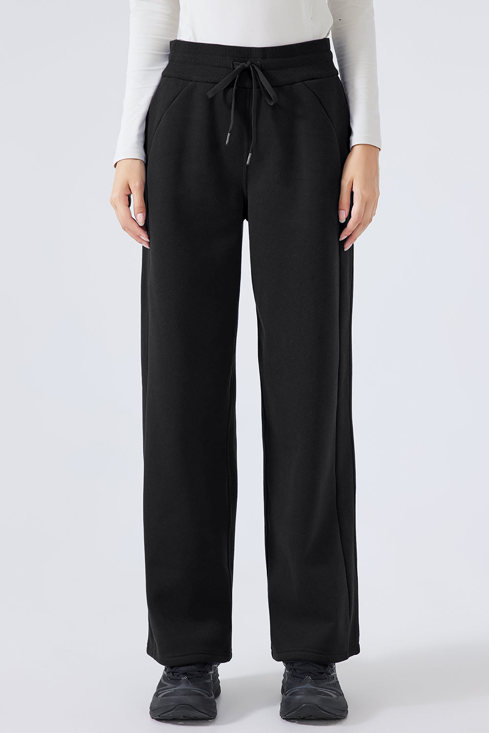 Drawstring Wide Leg Pants - Charming Charlie