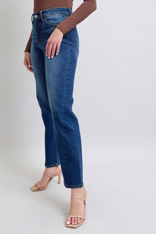Judy Blue Full Size Side Seam Detail Straight Jeans with Pockets - Charming Charlie